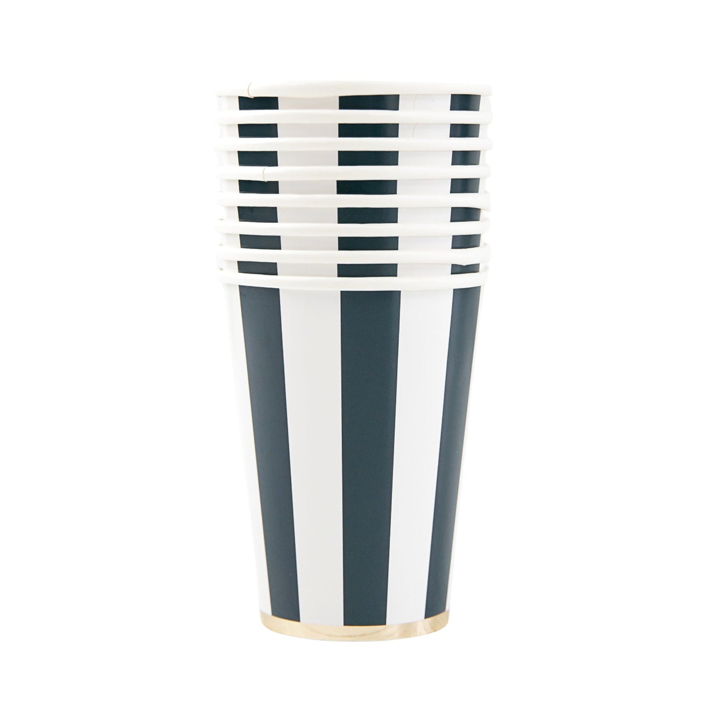 Midnight Blue Signature Cabana Stripe Cups