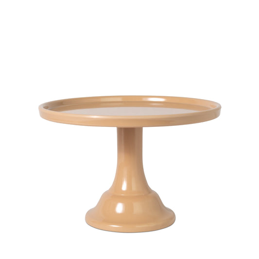 Small Latte Brown Melamine Cake Stand