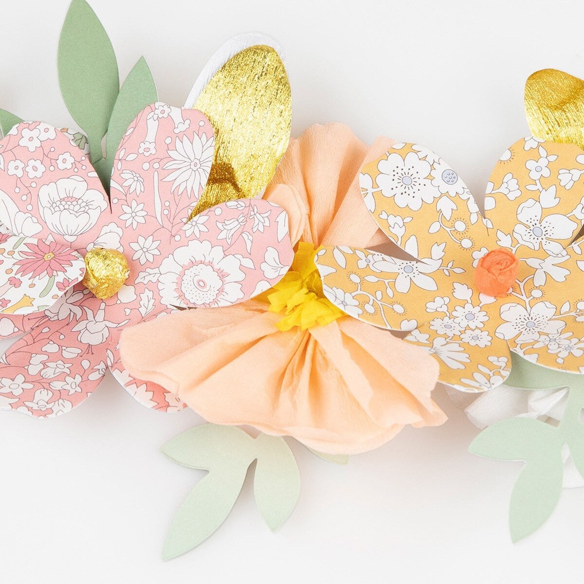 Meri Meri X Liberty Paper Flower Garland