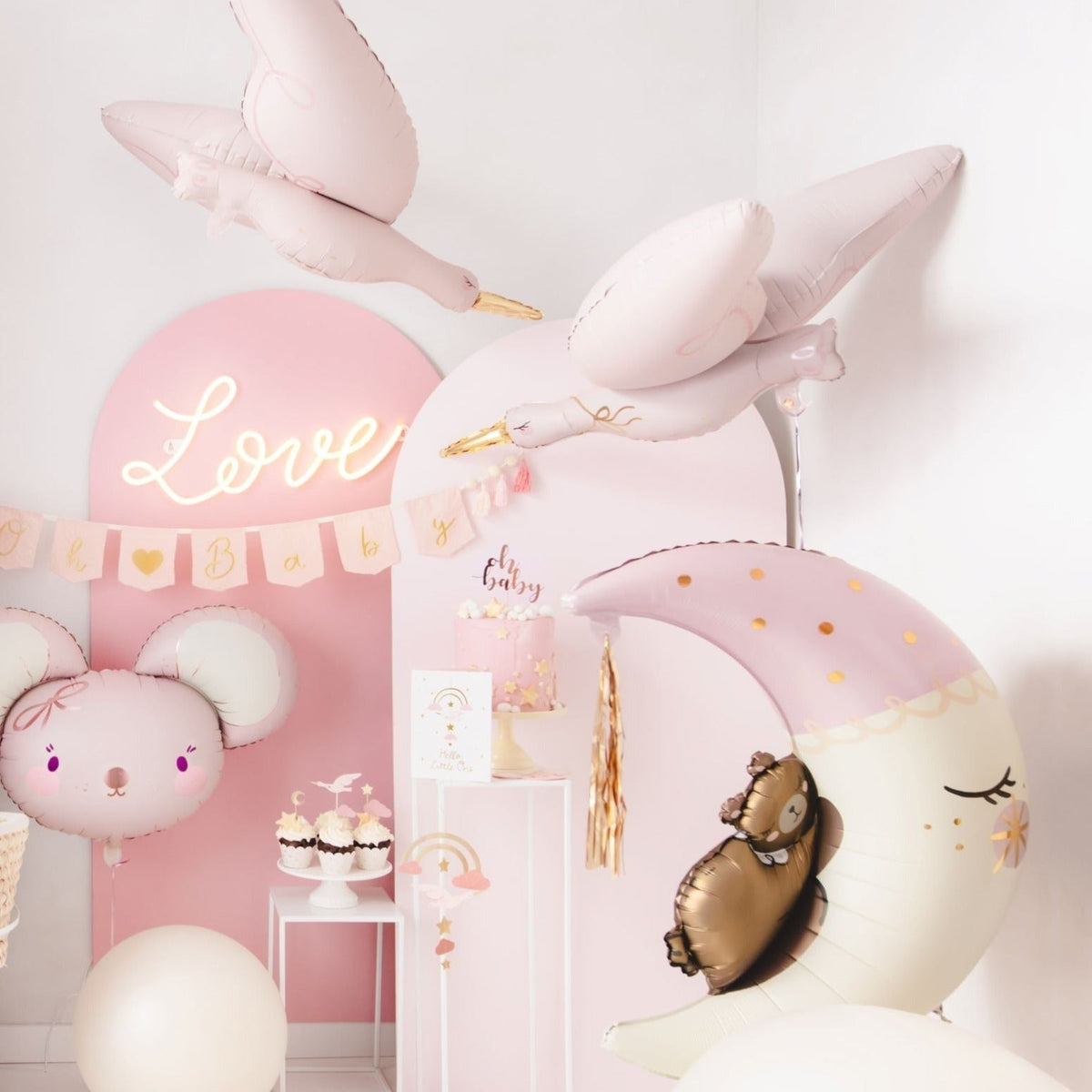 Teddy Bear Moon Balloon