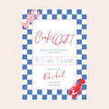 Checkered Lobster Digital Party Invitation Download