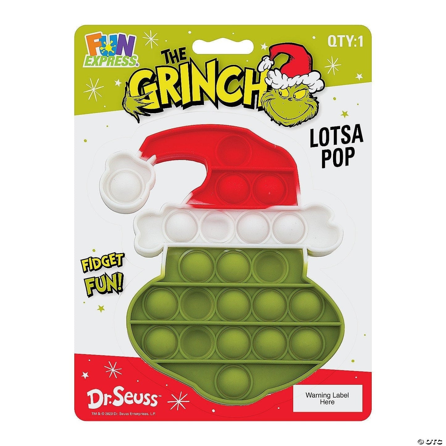 The Grinch Popping Toy