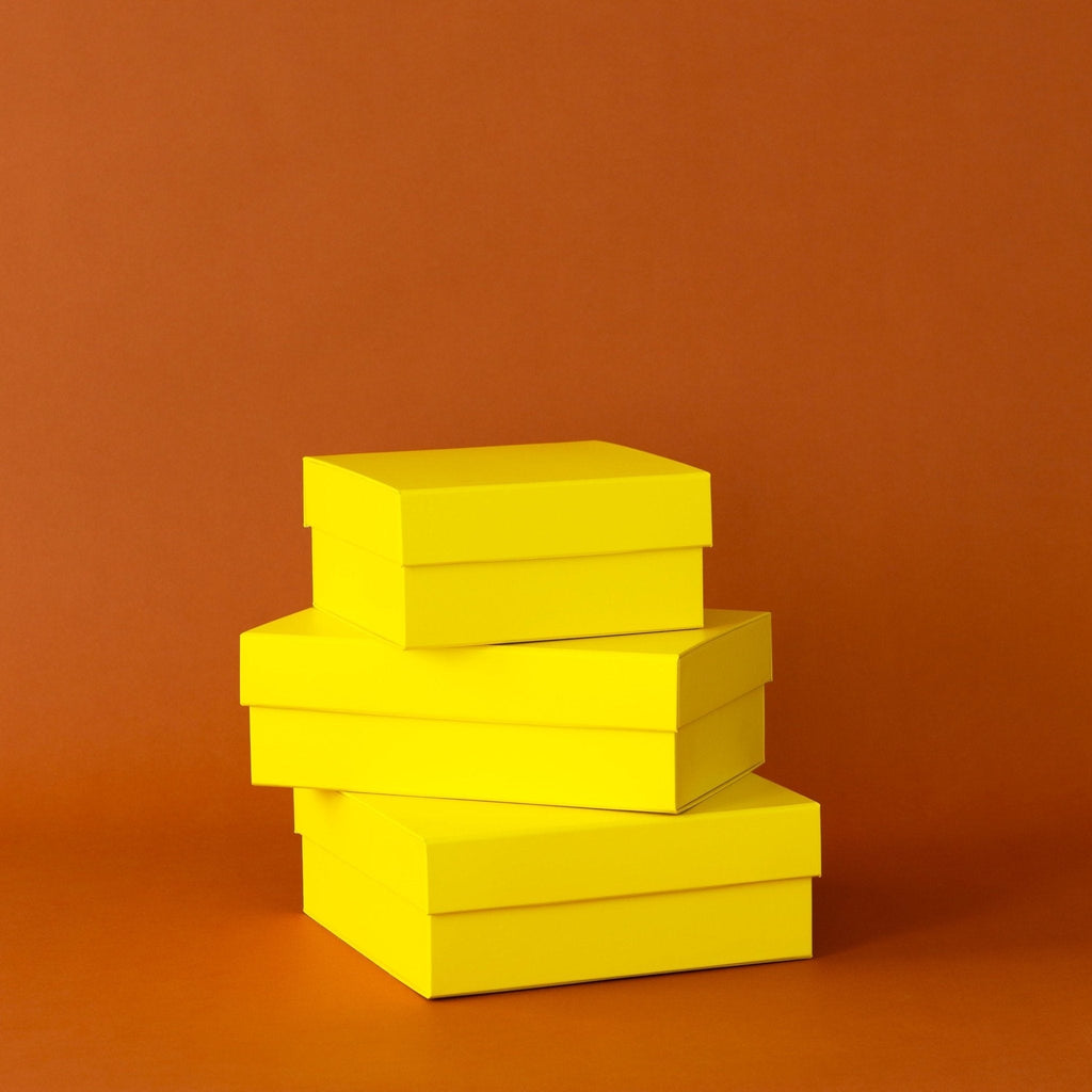Yellow Display Box Risers