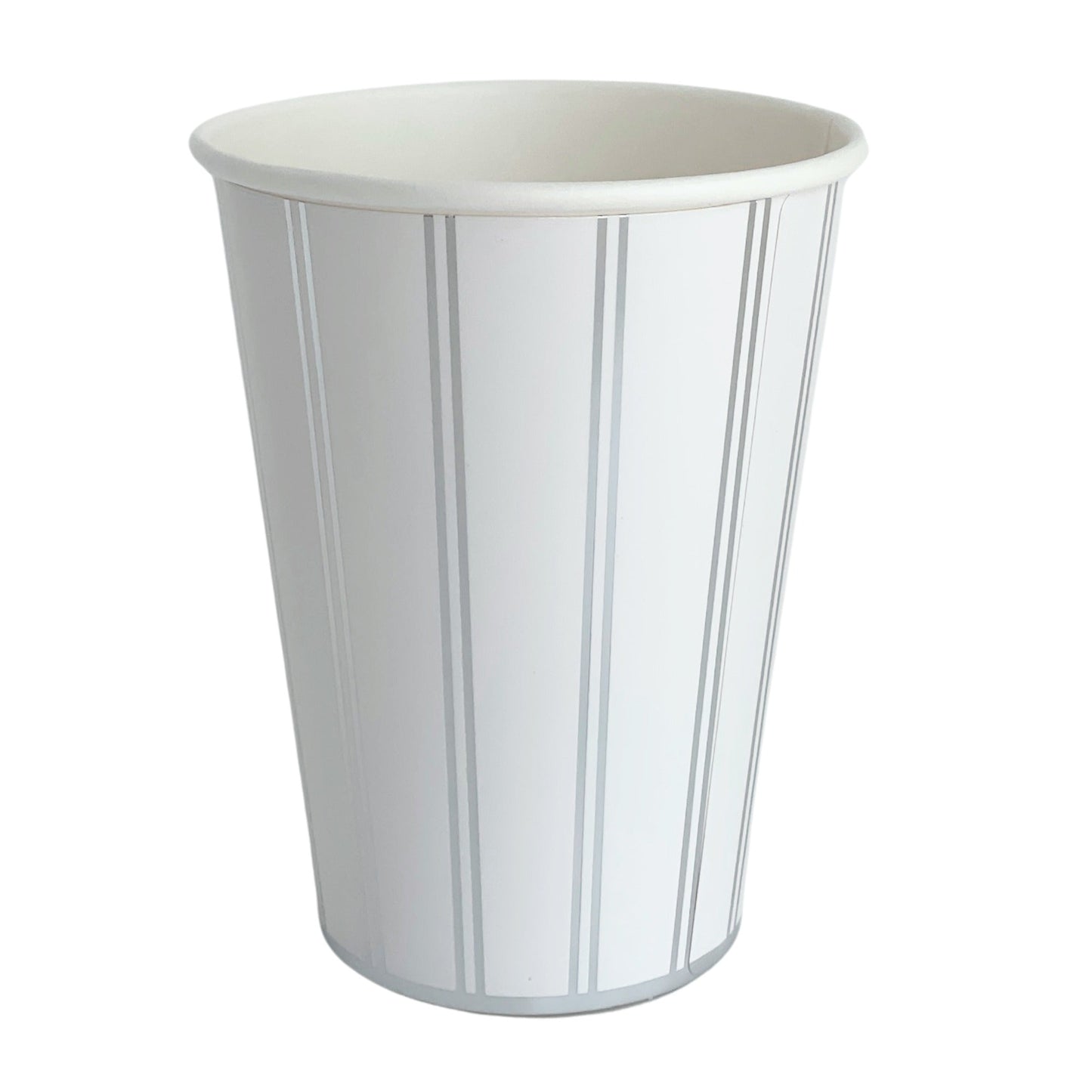 Silver Signature Stripe Cups