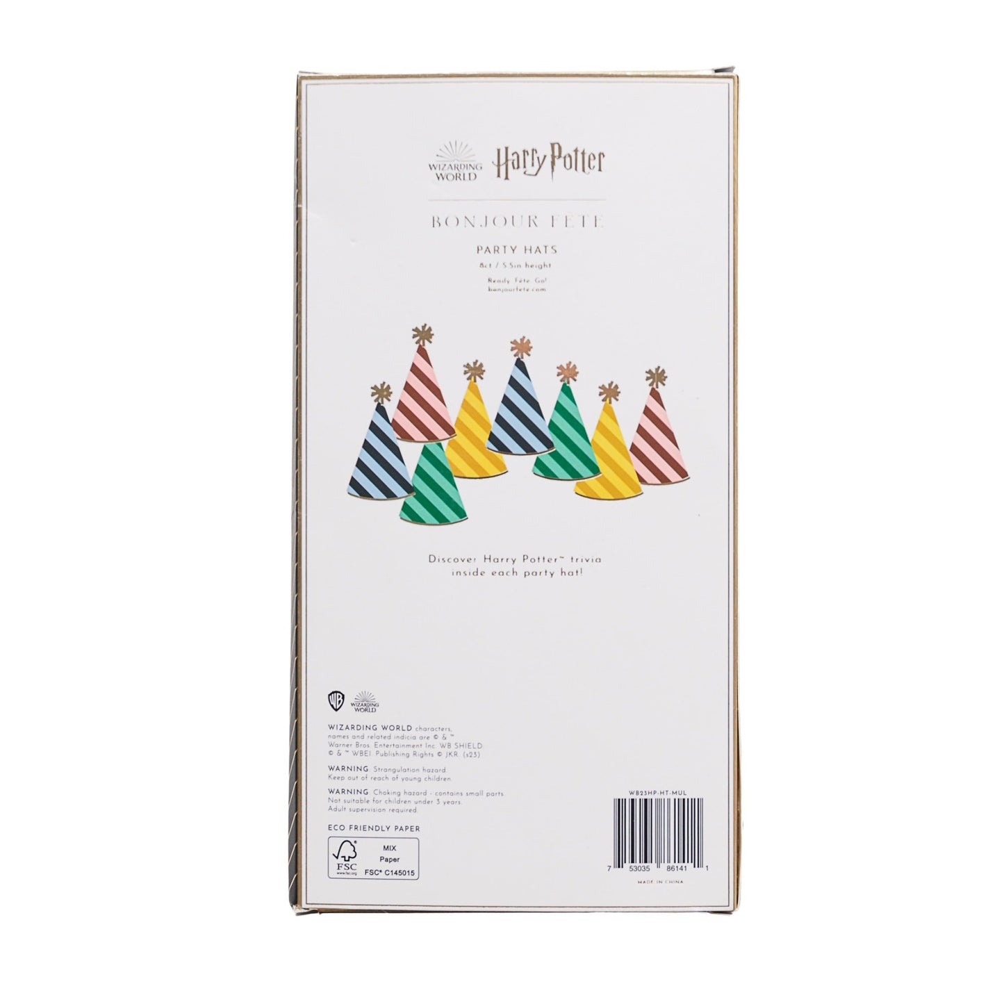 Harry Potter X Bonjour Fete House Pride Party Hats