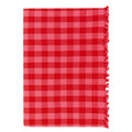 Gingham Guava Tablecloth