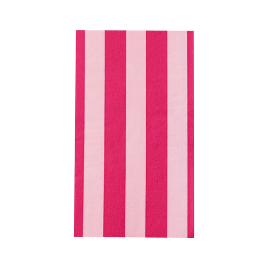 Light & Haute Pink Signature Cabana Stripe Guest Towels