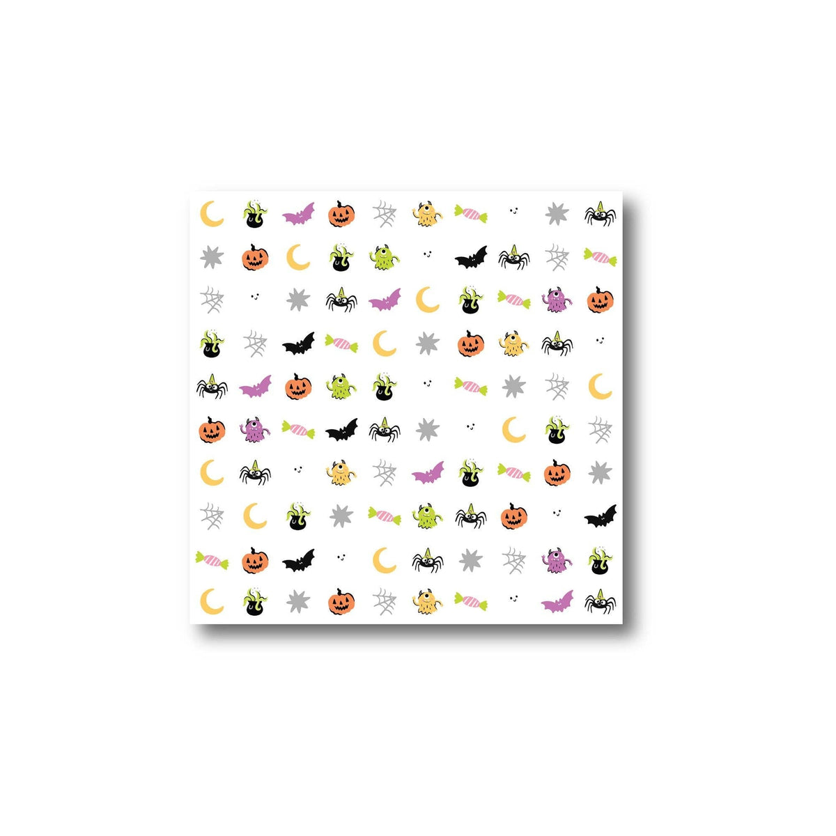 Monster Mash Halloween Nail Stickers