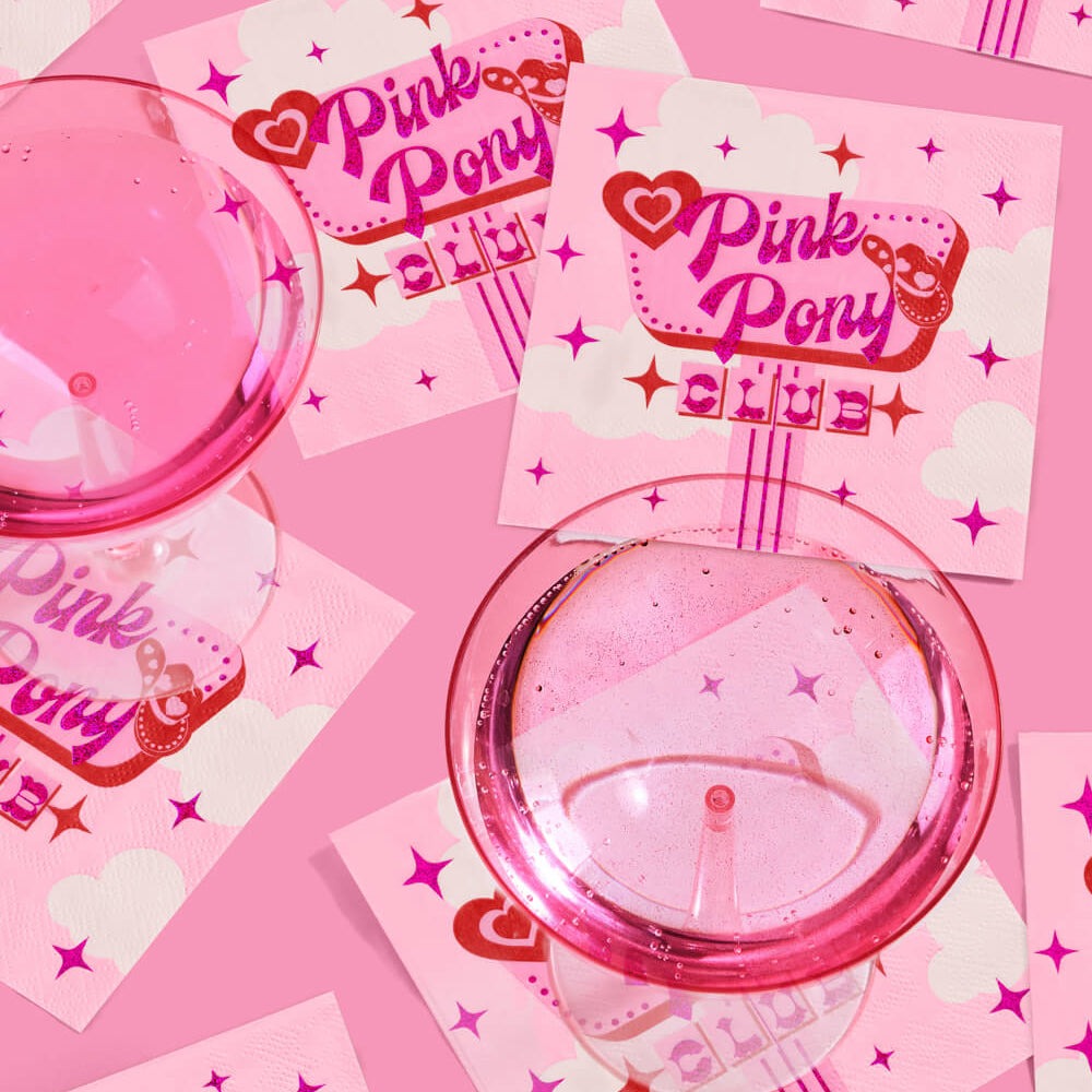 Pink Pony Club Cocktail Napkins