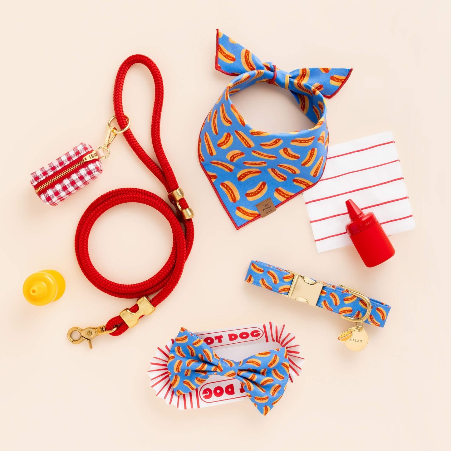 Hot Diggity Dog Bow Tie