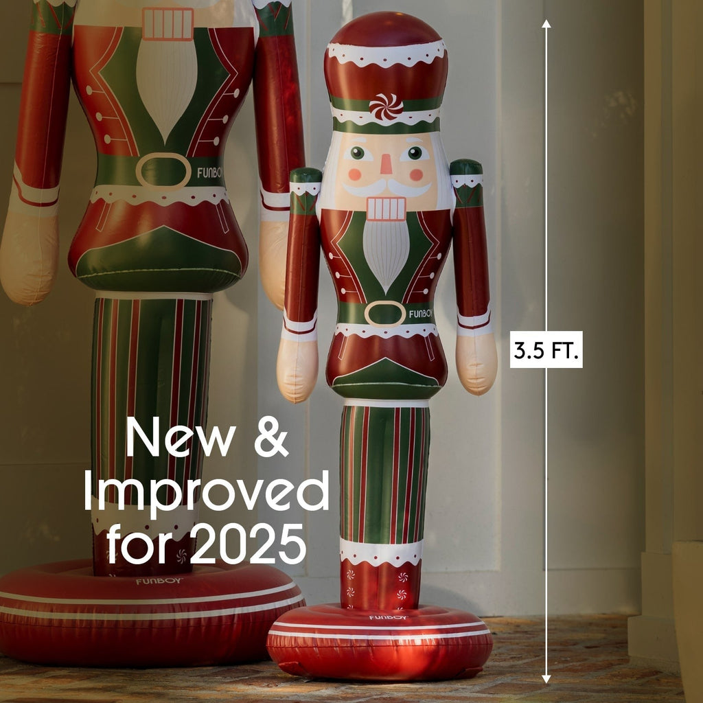 Small Inflatable Red & Green Nutcracker