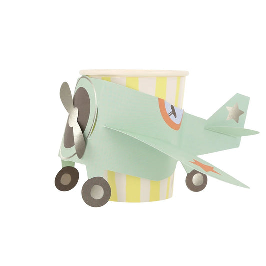 Vintage Airplane Cups