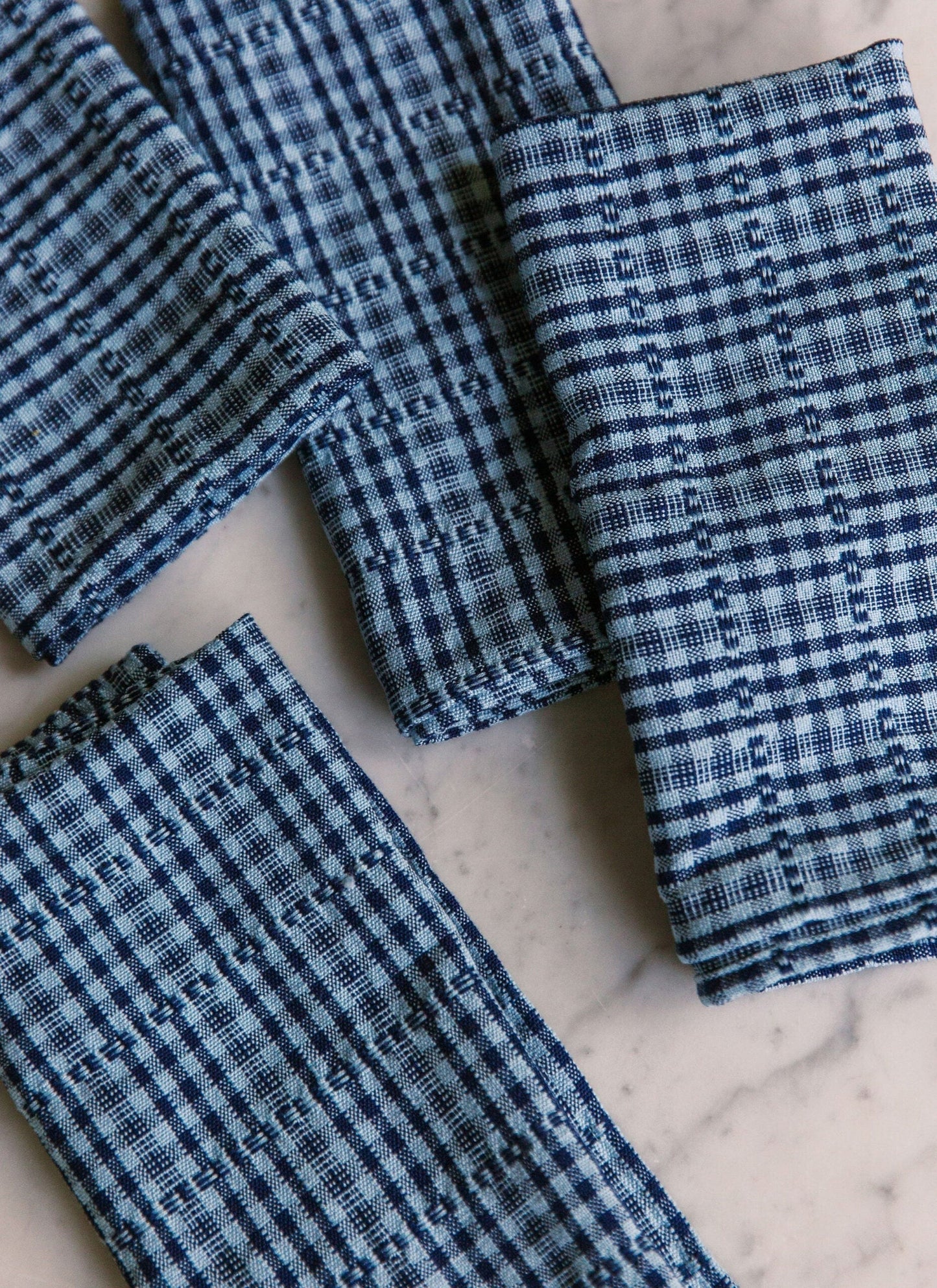 Soho Two Toned Indigo Blue Napkins