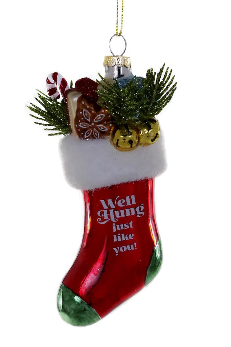 Well Hung Glass Ornament by Cody Foster