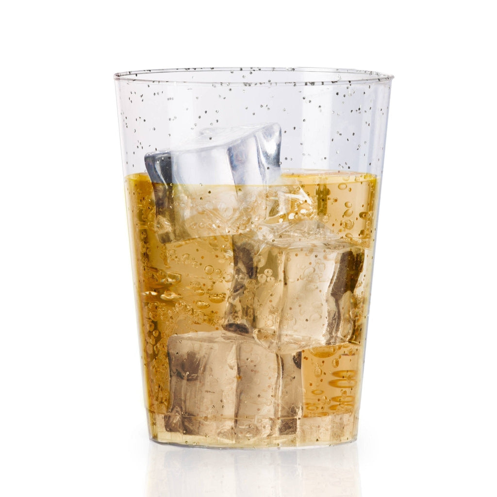 Silver Sparkle Reusable Tumblers
