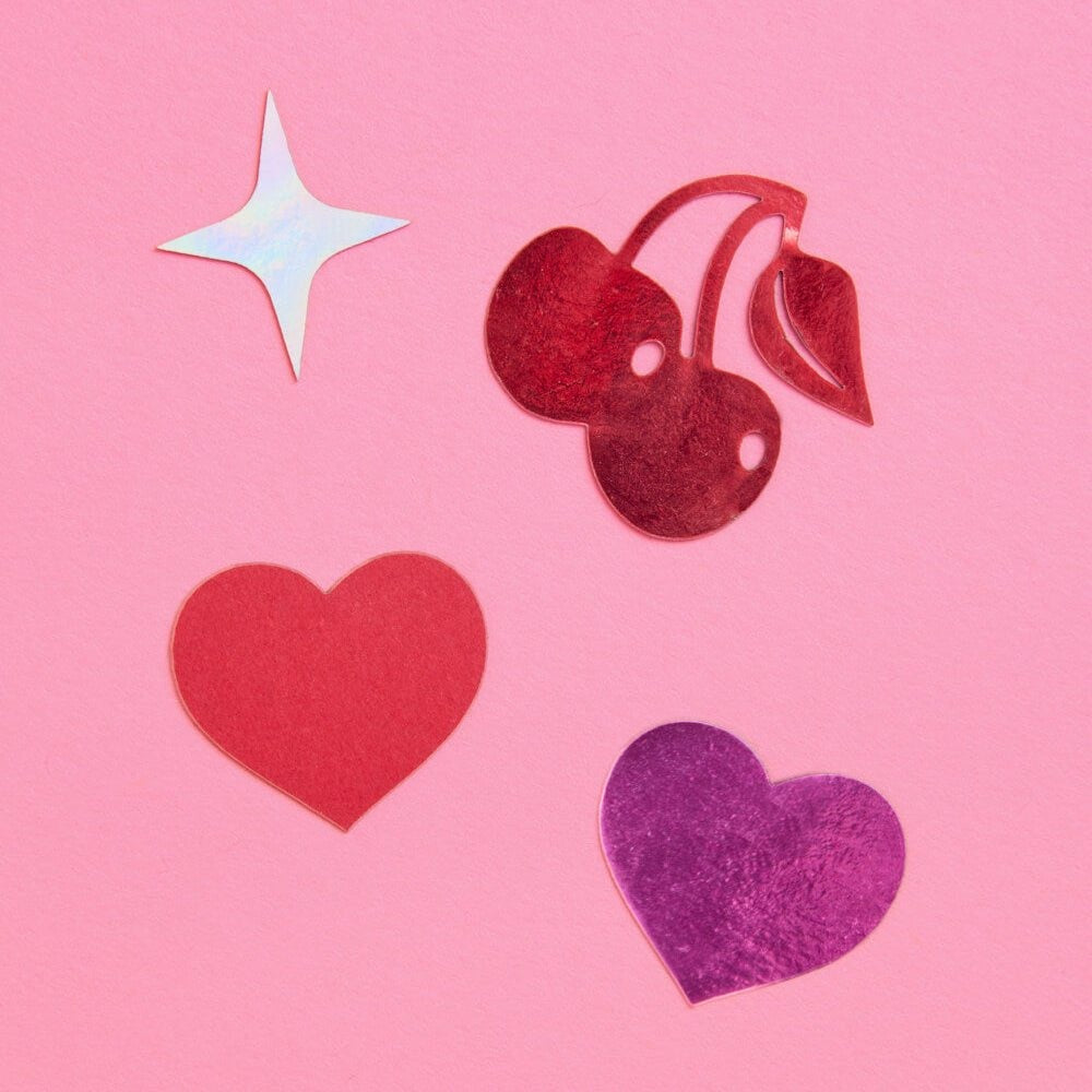 Cherry Heart Confetti