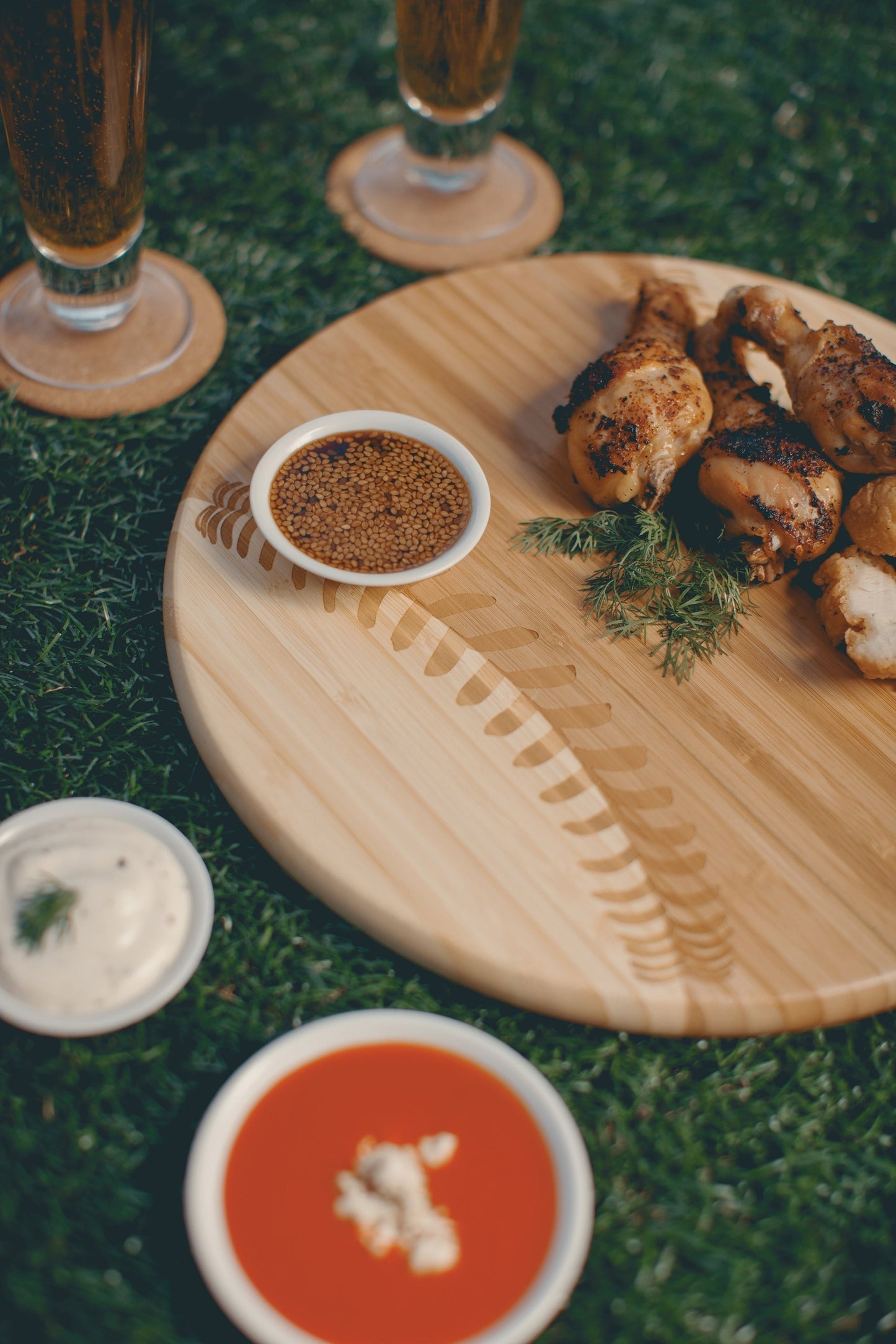 Baseball Cutting Board & Serving Tray