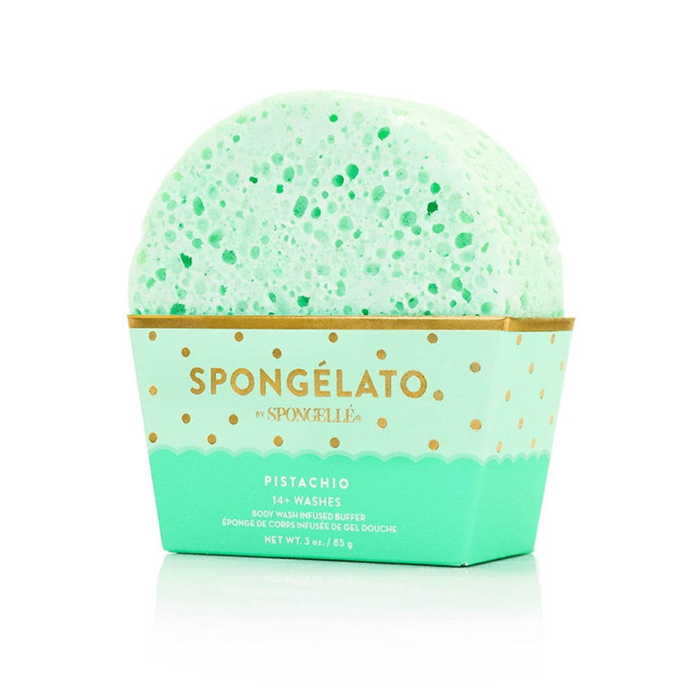 Pistachio Shower Buffer Sponge
