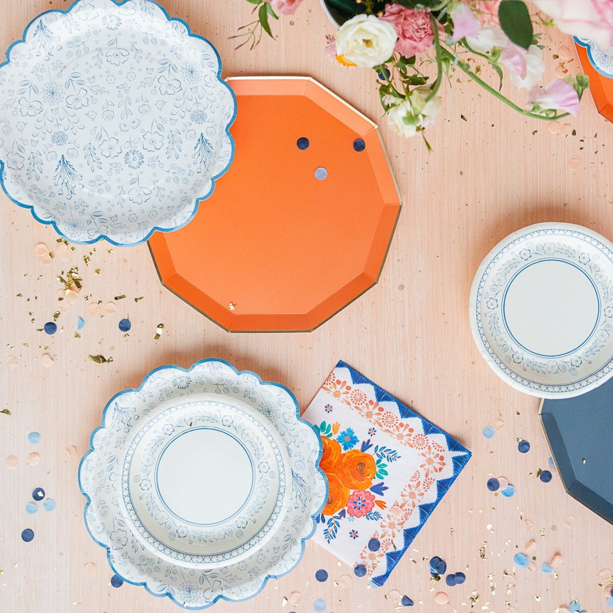 Sunkissed Orange Signature Large Plates