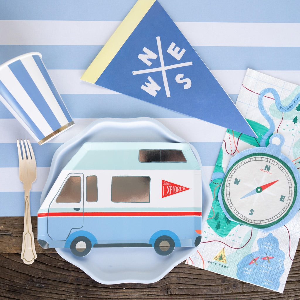 Camping Adventure Compass Napkins