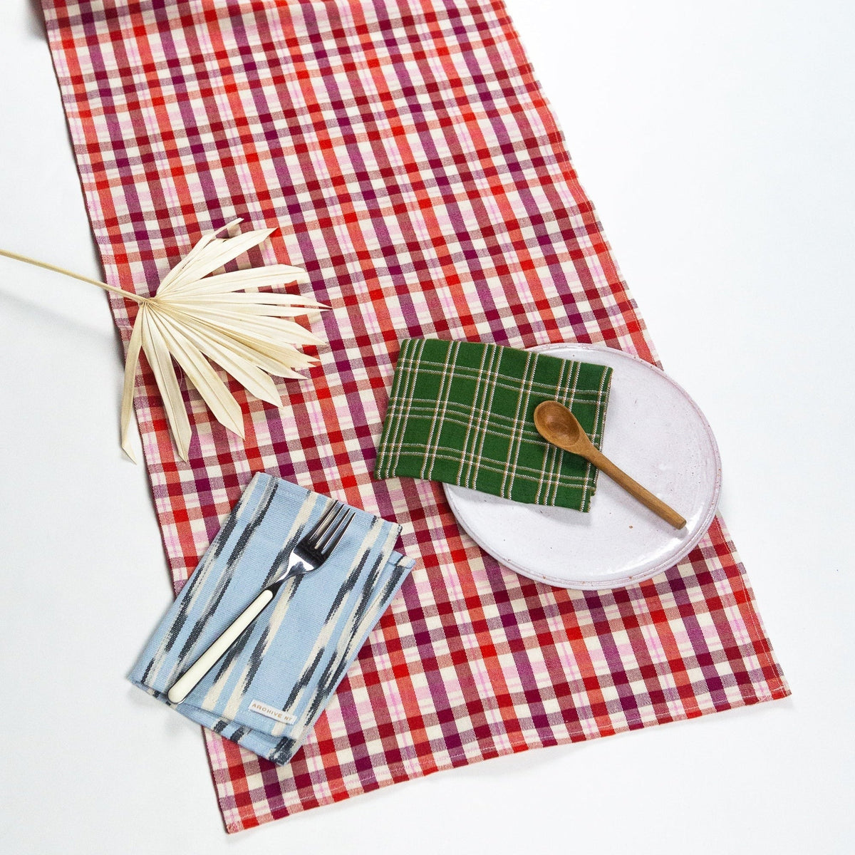 Noel Plaid Table Runner