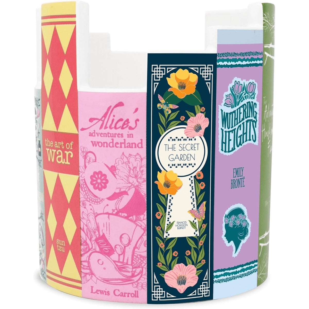 Stack of Classics Ceramic Desk Pot