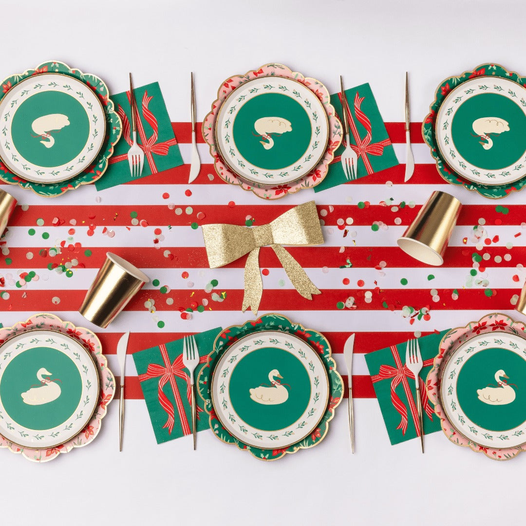 Red & Green Present Large Napkins
