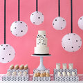 White & Black Polka Dot Display Box Risers