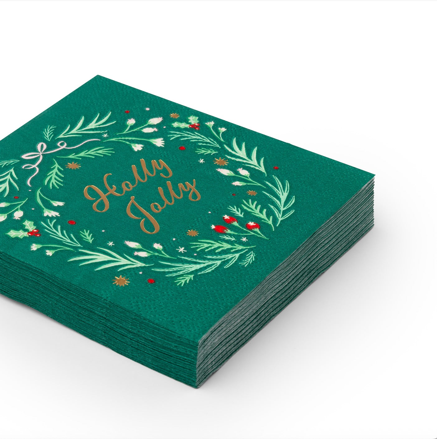 Holly Jolly Christmas Cocktail Napkins