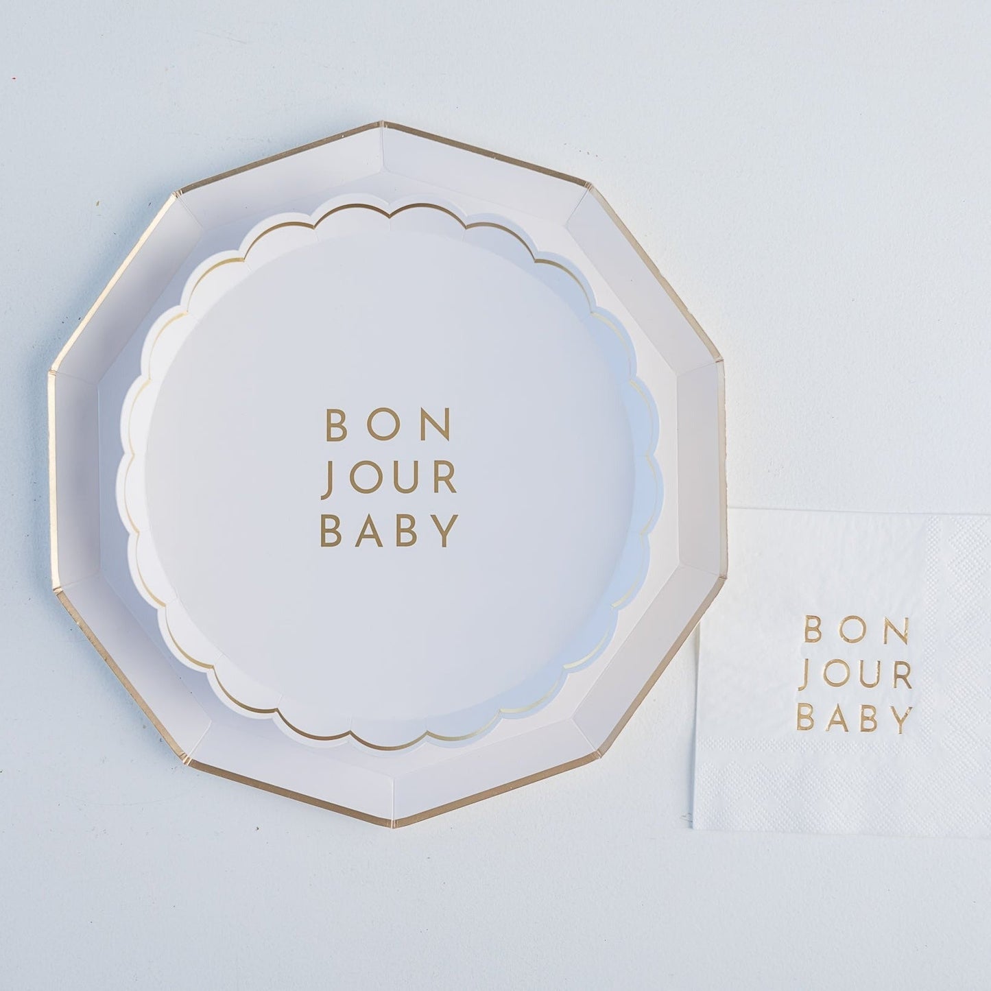 Bonjour Baby Blanc White Small Plates