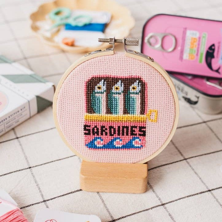 Sardines Cross Stitch Kit