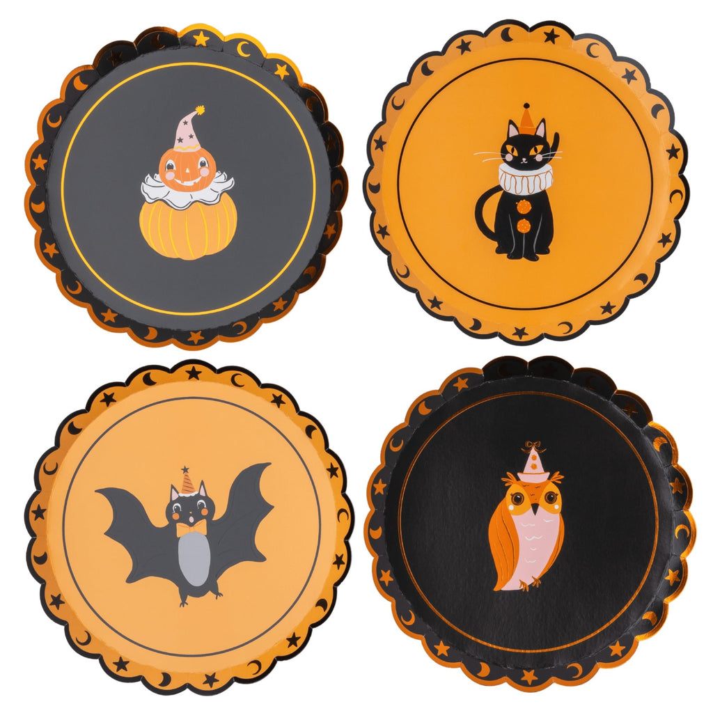 Vintage Halloween Character Small Plates