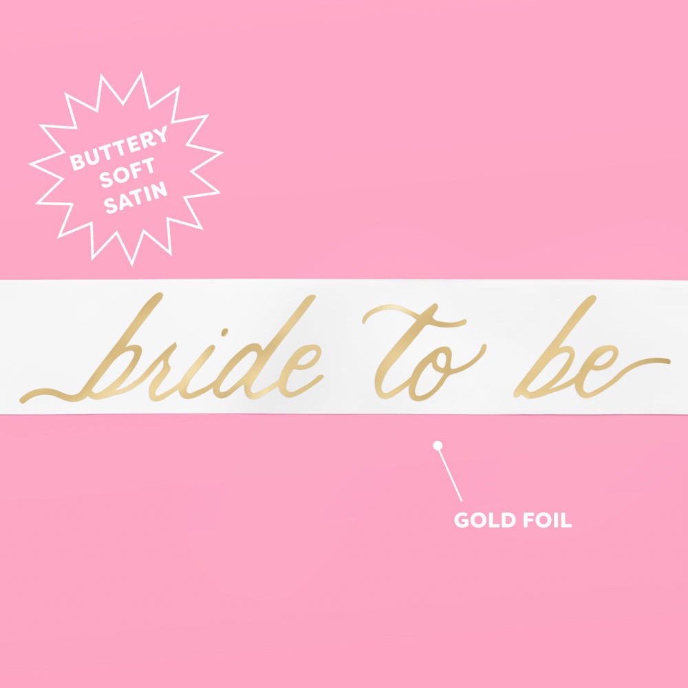 Classic Bride Party Sash