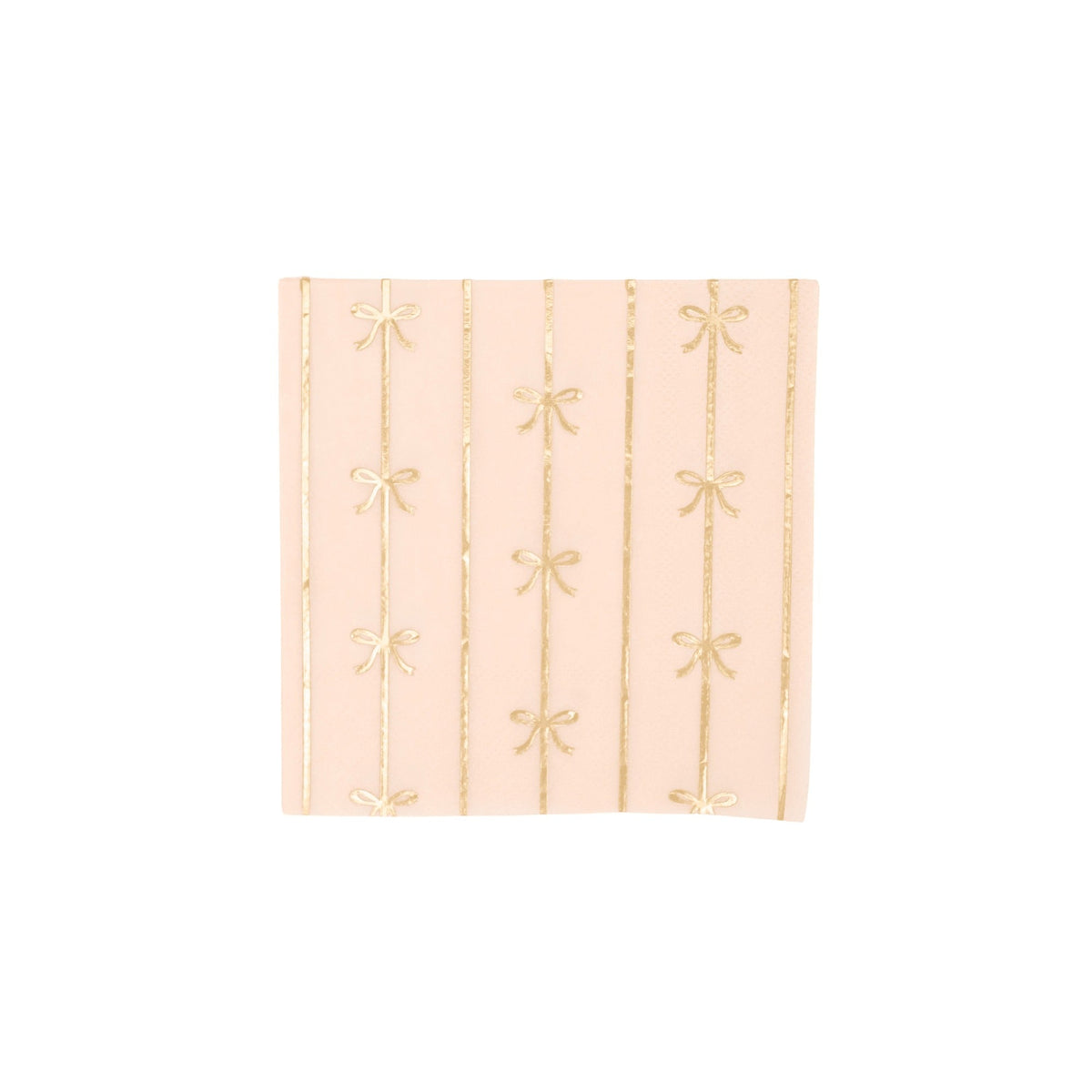 Sweet Peach Signature Bow Small Napkins