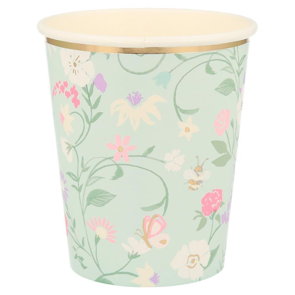 Meri Meri X Laduree Paris Floral Party Cups