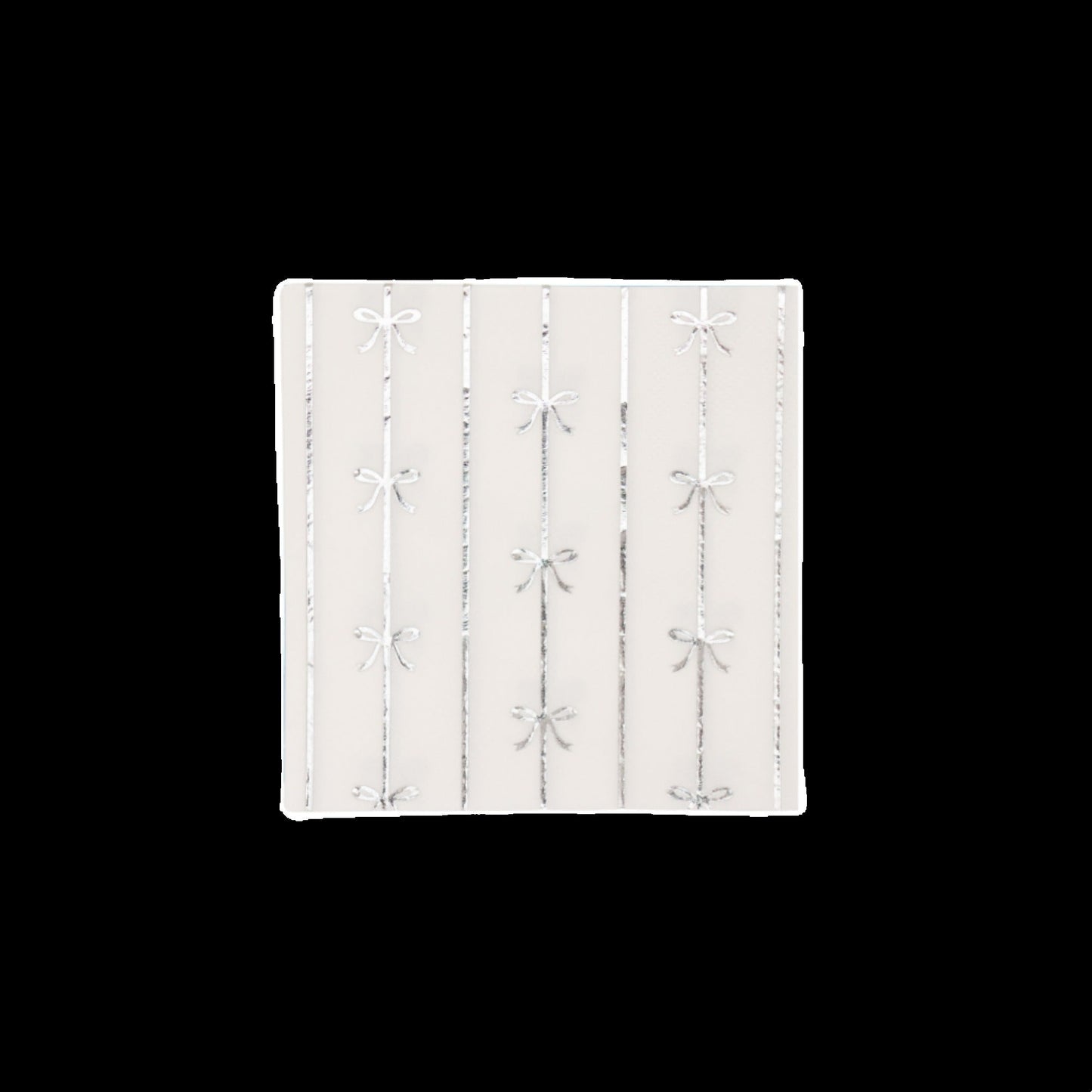 Silver Signature Bow Small Napkins