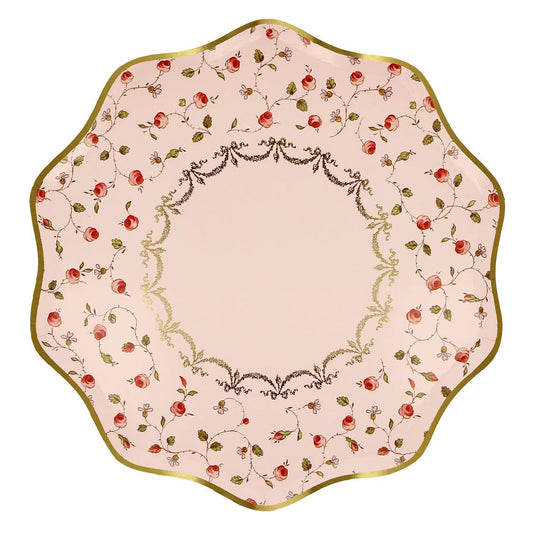 Meri Meri X Laduree Paris Rose Bud Plates