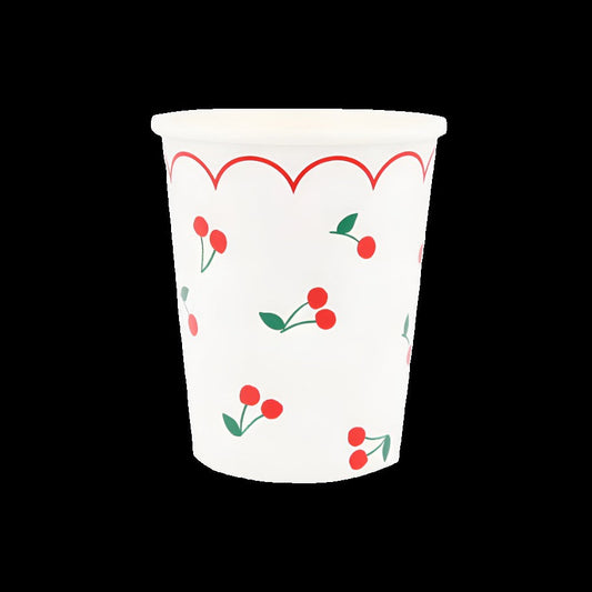Cherry Pattern Cups