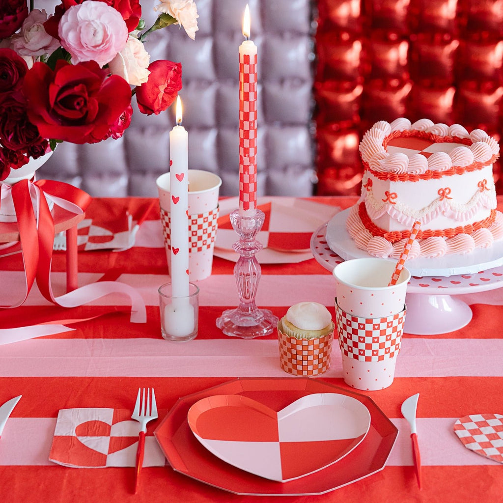 Check Mate Heart Shaped Plates