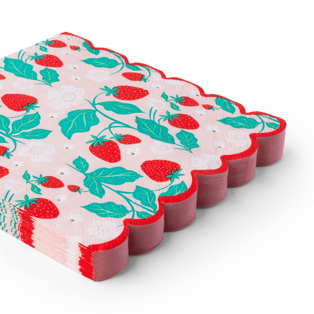 Sweet Strawberry Large Napkins