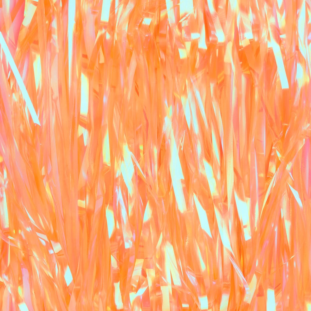 Showgirl Orange Foil Curtains