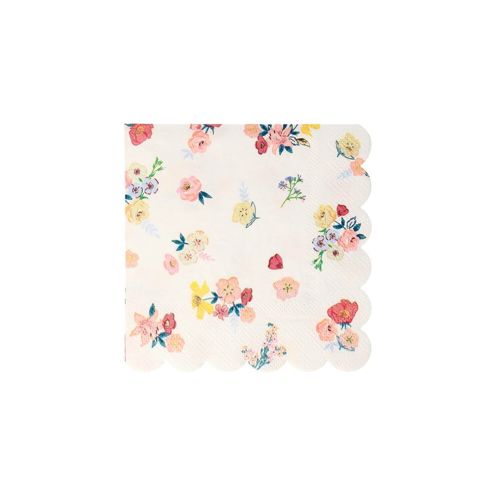 English Garden Floral Party Napkins