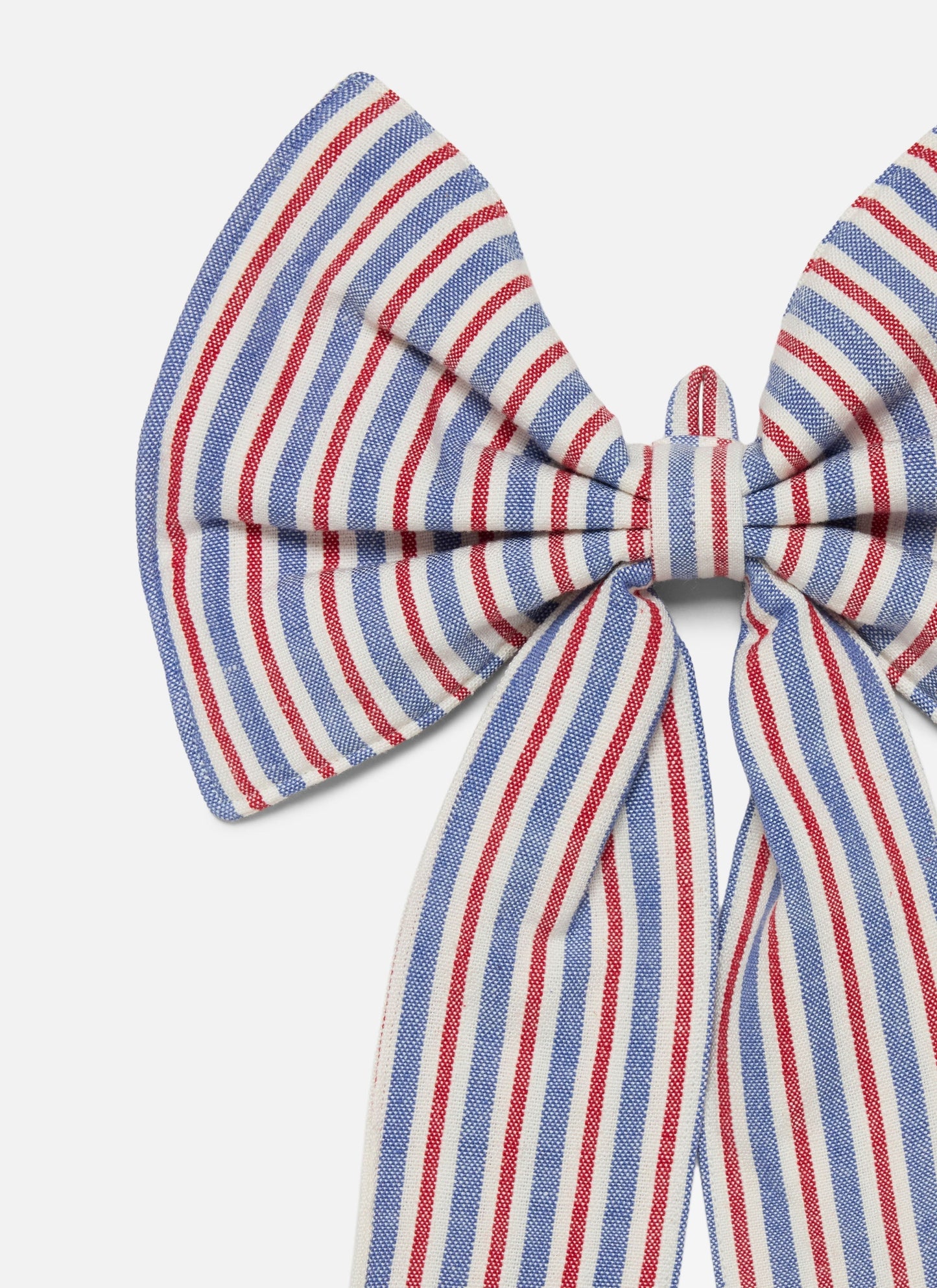 Americana Petite Stripe Fabric Bow