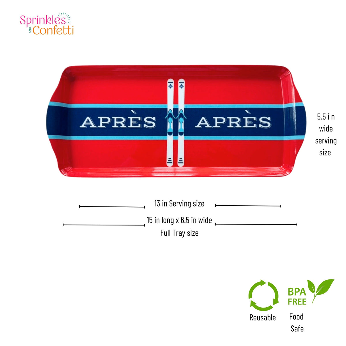 Apres Ski Serving Tray