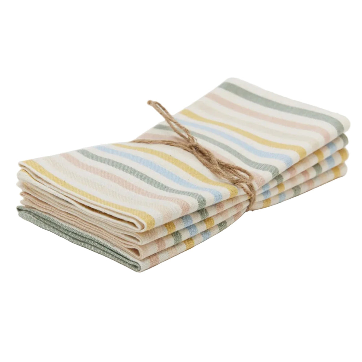 Multi Stripe Spring Pastel Napkins