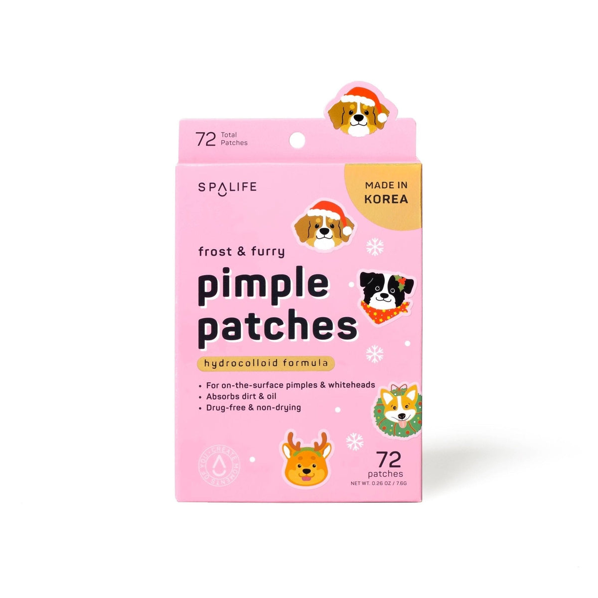 Holiday Frosty & Furry Pimple Patches