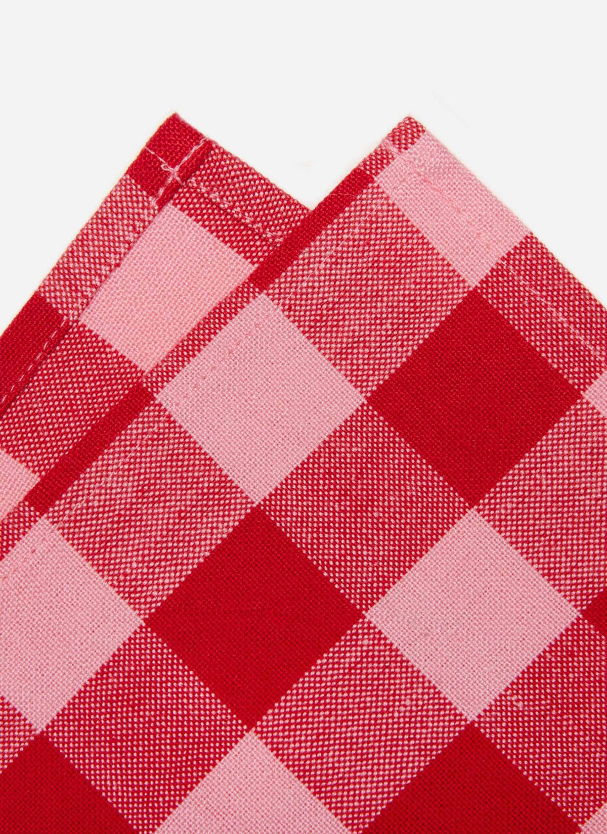 Gingham Red & Pink Napkins