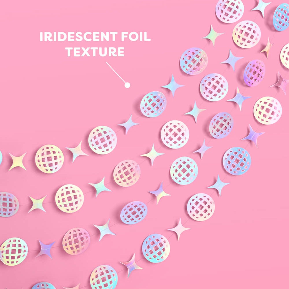 Iridescent Disco Garland