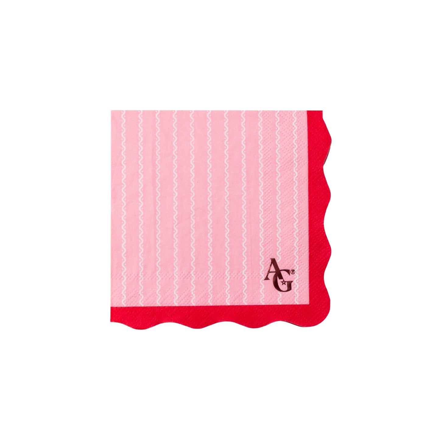 American Girl® X Bonjour Fete Pink Logo Small Napkins