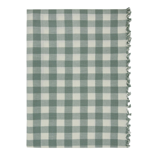 Gingham Sage Tablecloth